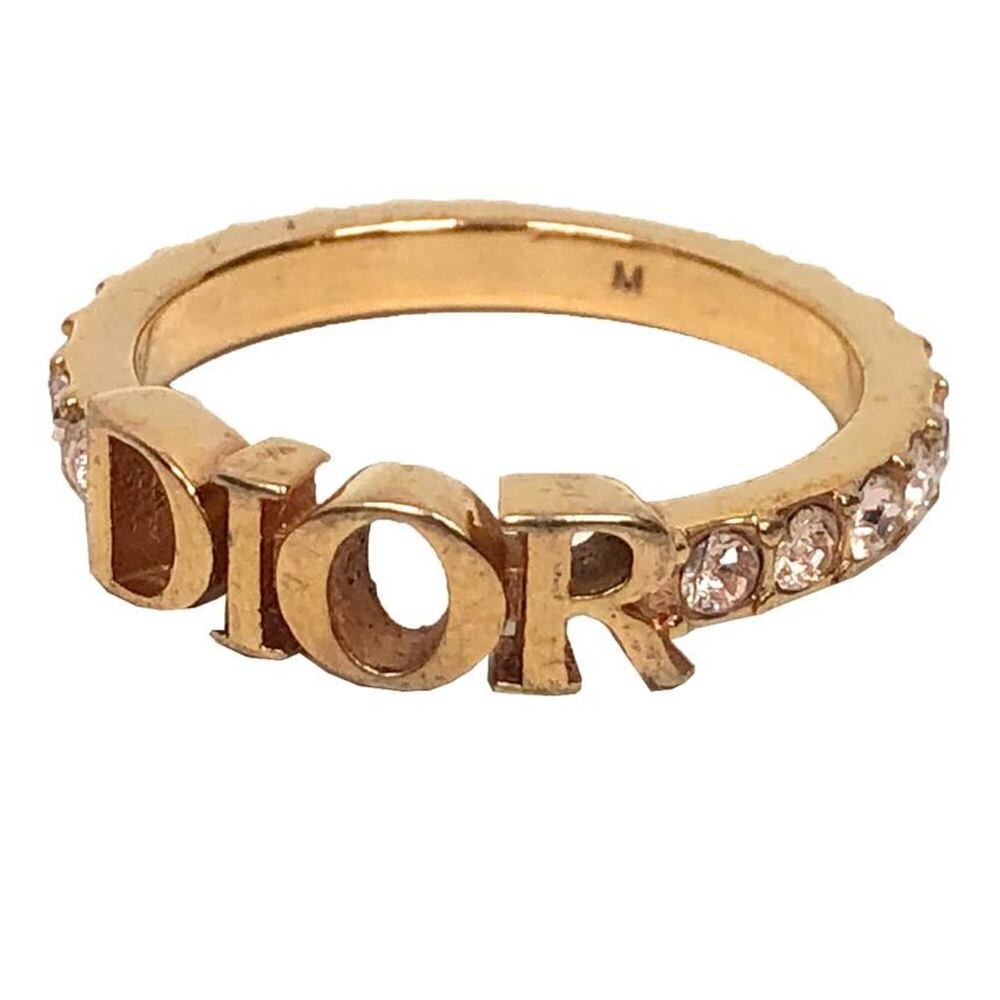 Christian Dior Revolution Ring #M (Japanese size 12) Gold for Women - Picture 1 of 3